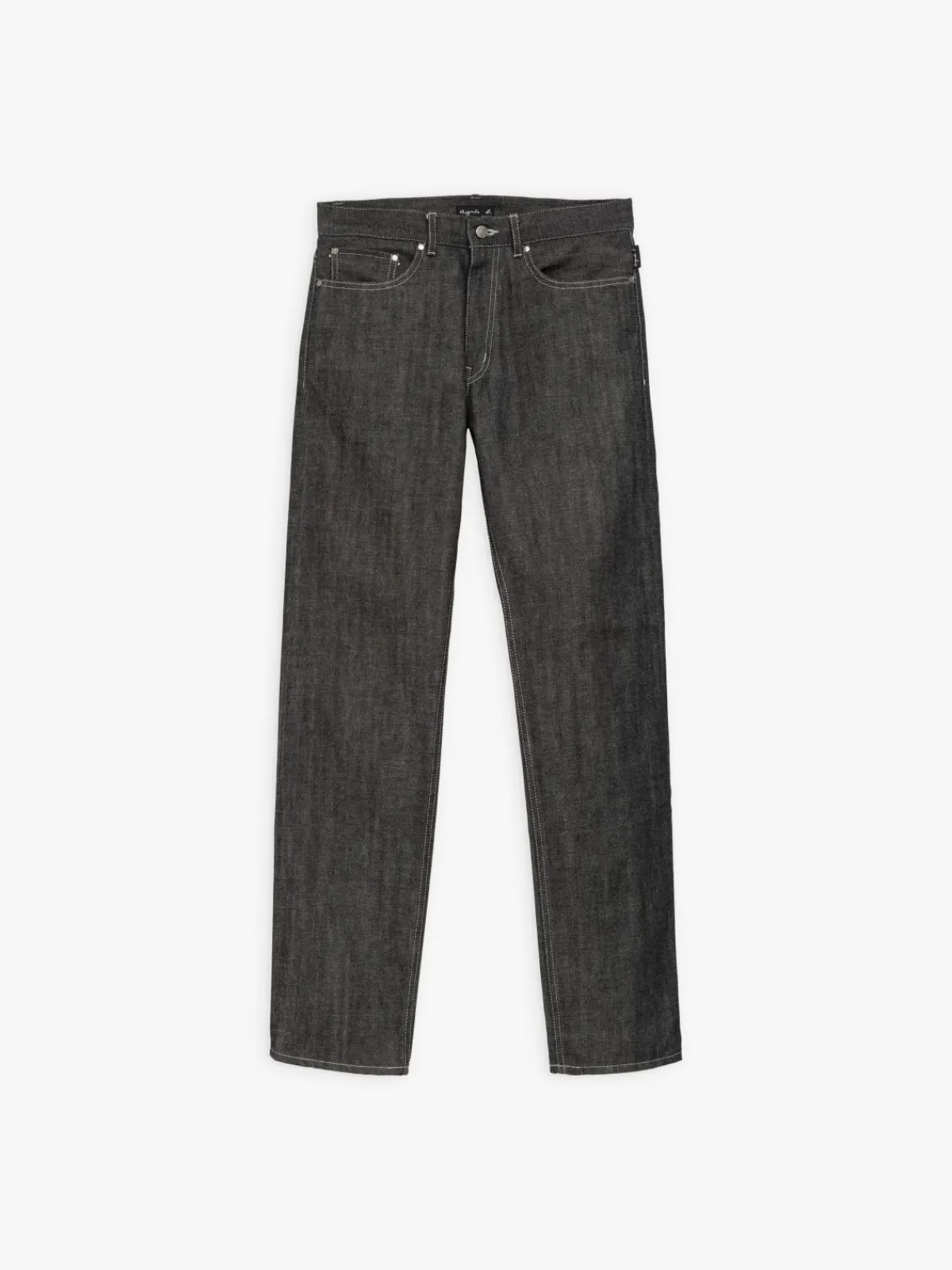 #2 Men Regular Selvedge Black Jeans<agnès b. Shop