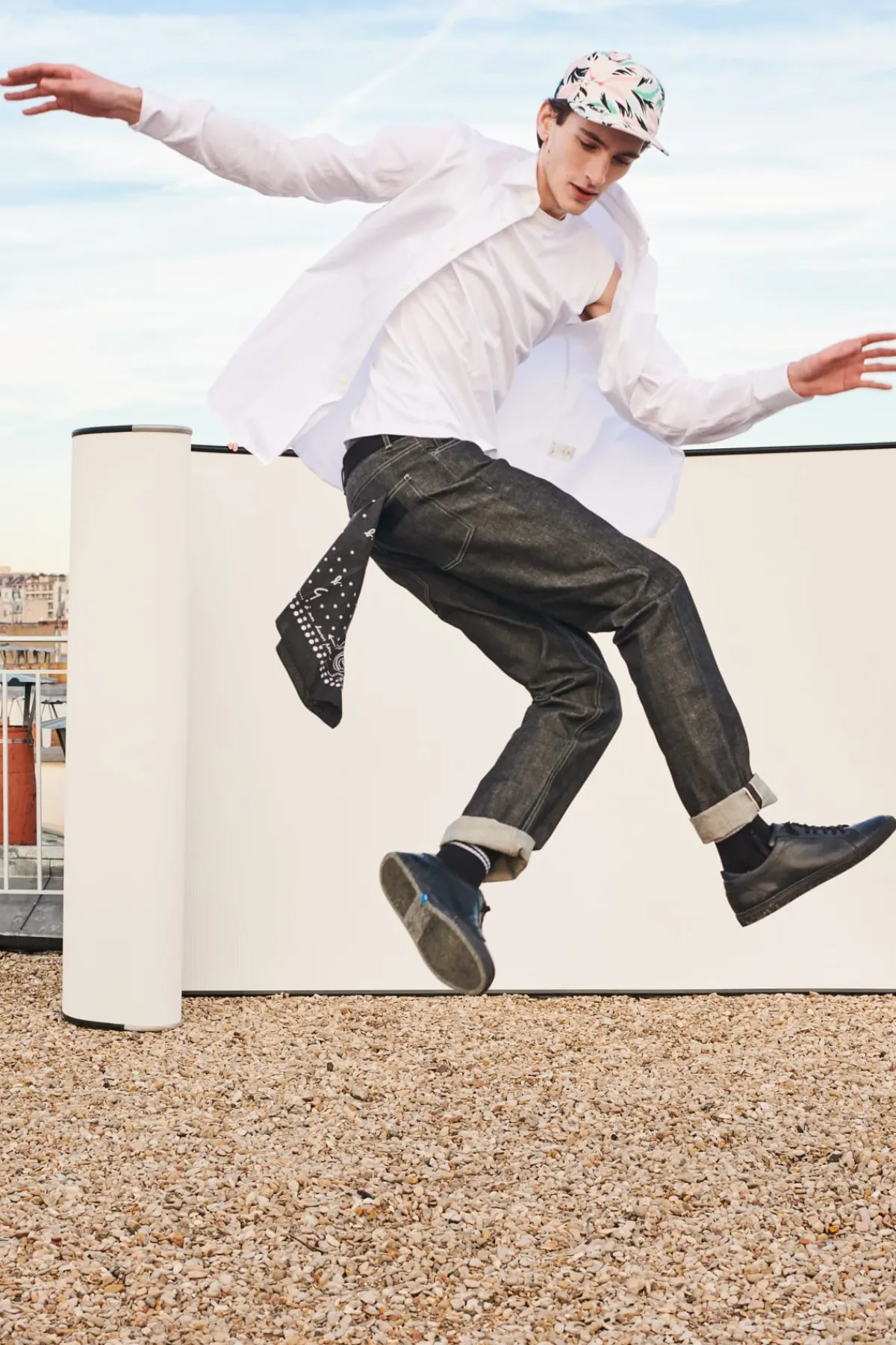 #2 Men Regular Selvedge Black Jeans<agnès b. Shop