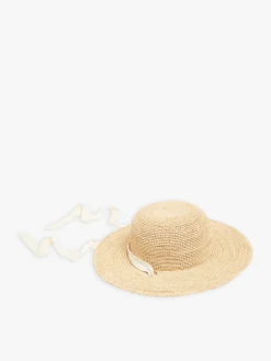 Afa Raffia Hat<agnès b. Hot