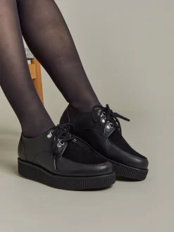 Amy Calfskin Leather Creepers<agnès b. Best