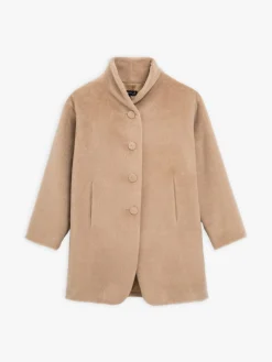 Beige Alpaca And Wool Germain Coat<agnès b. Shop