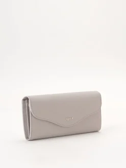 Beige Classic Leather Wallet<agnès b. Store