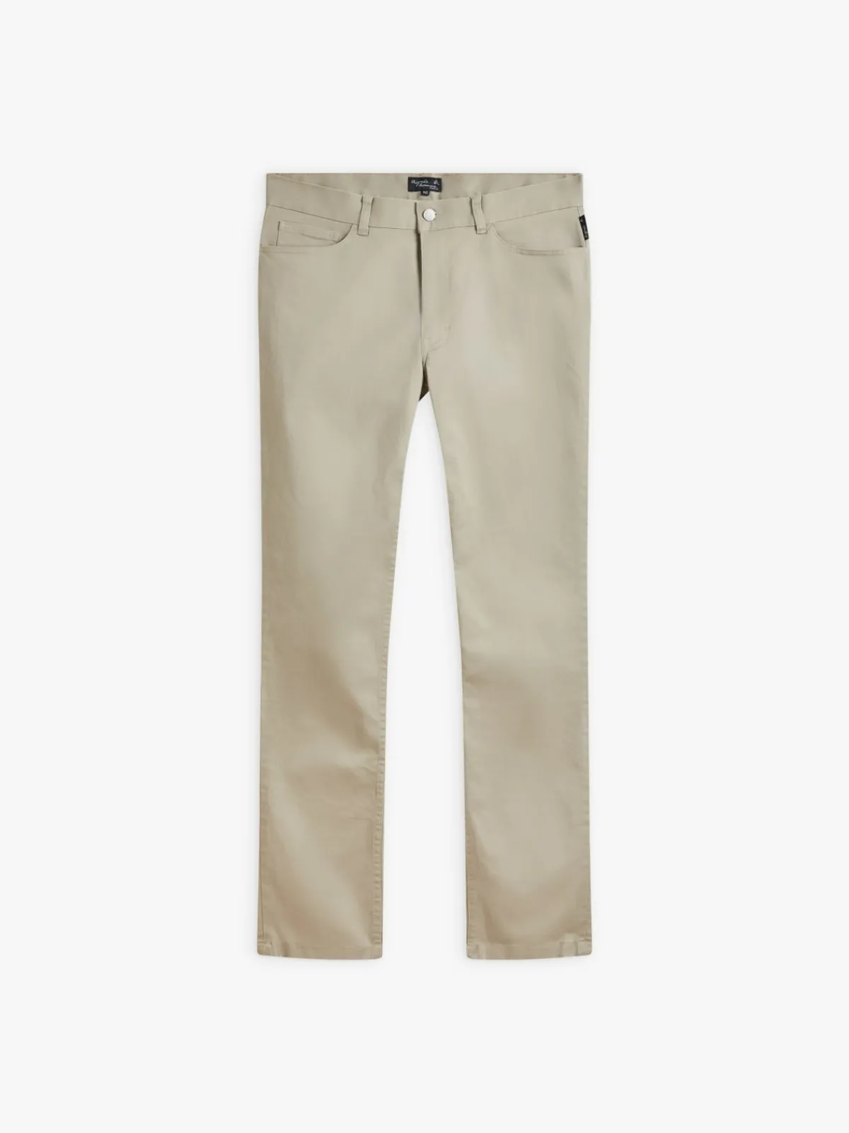 Beige Cotton Iggy Slim Jeans<agnès b. Sale