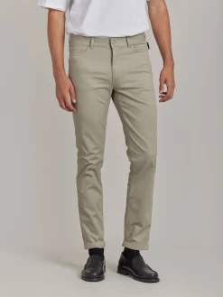 Beige Cotton Iggy Slim Jeans<agnès b. Sale