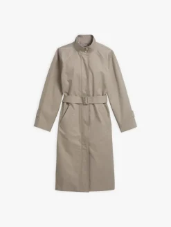 Beige Cotton Lined Coat<agnès b. Discount