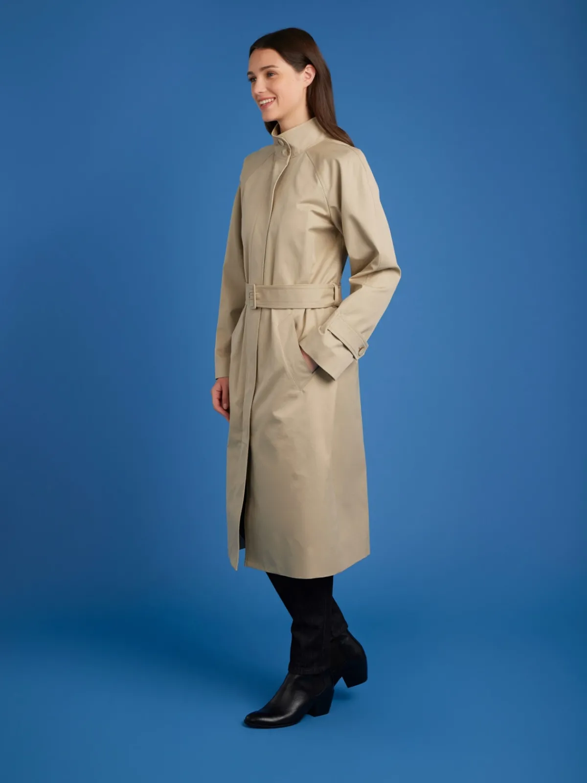 Beige Cotton Lined Coat<agnès b. Discount