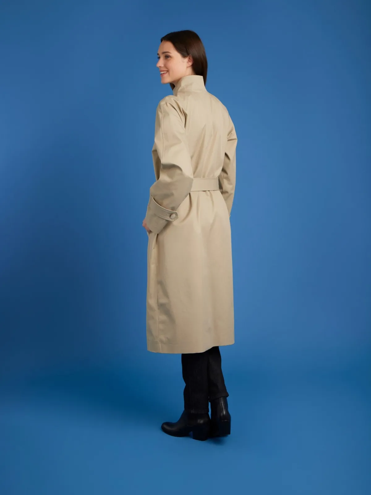 Beige Cotton Lined Coat<agnès b. Discount