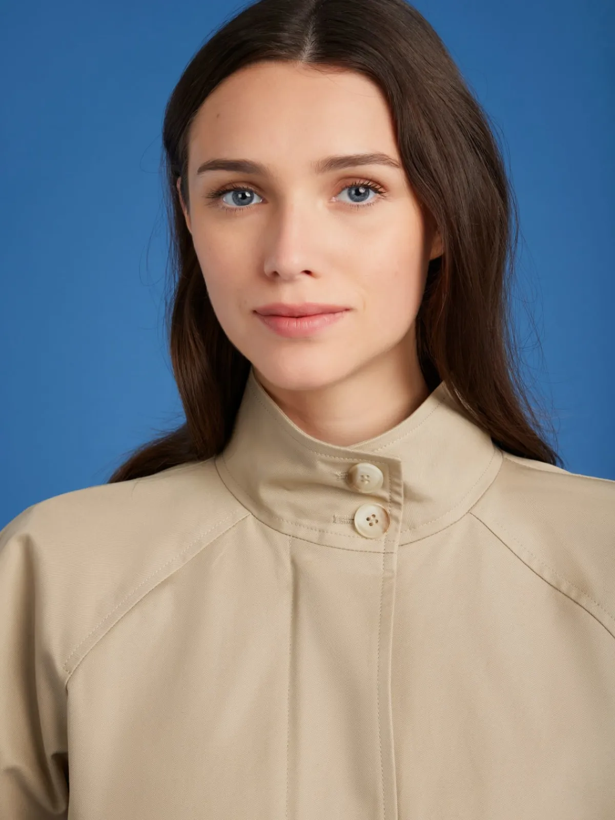 Beige Cotton Lined Coat<agnès b. Discount