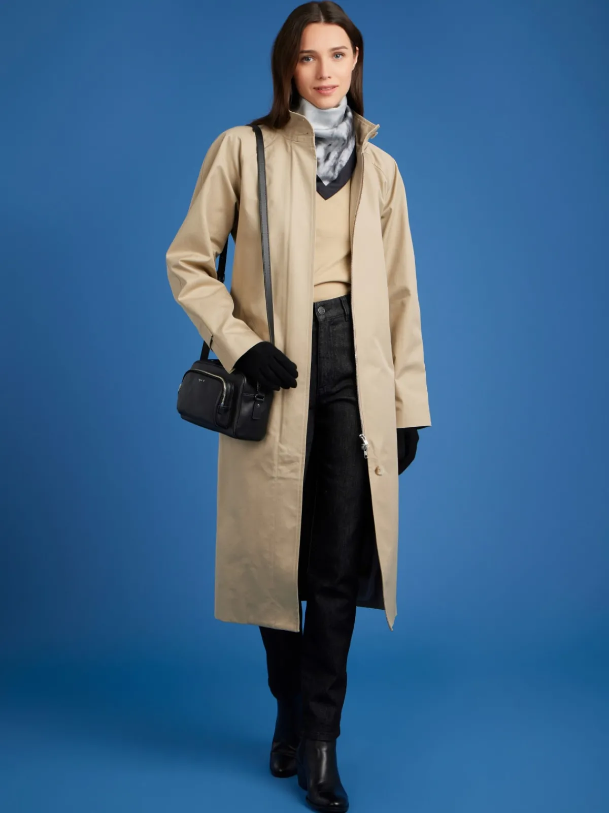 Beige Cotton Lined Coat<agnès b. Discount