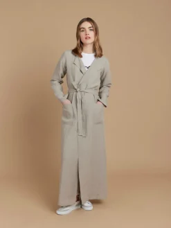 Beige Linen Algeria Coat<agnès b. Flash Sale