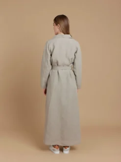 Beige Linen Algeria Coat<agnès b. Flash Sale