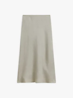 Beige Linen Long Tulipe Skirt<agnès b. Sale
