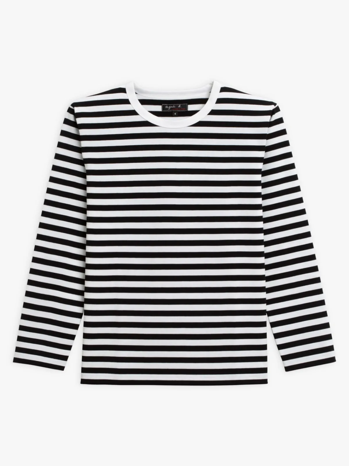 Black & White Women's Striped Cool T-shirt<agnès b. Sale