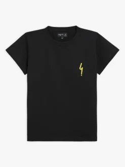 Black And Gold Short Sleeves Brando T-shirt<agnès b. Best