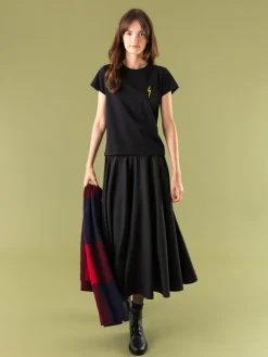 Black And Gold Short Sleeves Brando T-shirt<agnès b. Best