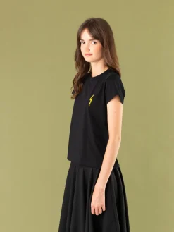 Black And Gold Short Sleeves Brando T-shirt<agnès b. Best