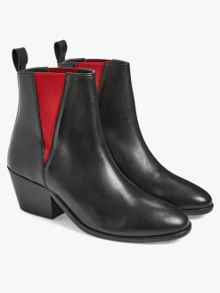 Black And Red Victoria Rock Boots<agnès b. Fashion