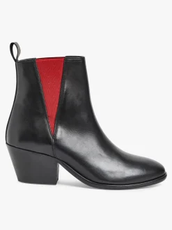 Black And Red Victoria Rock Boots<agnès b. Fashion