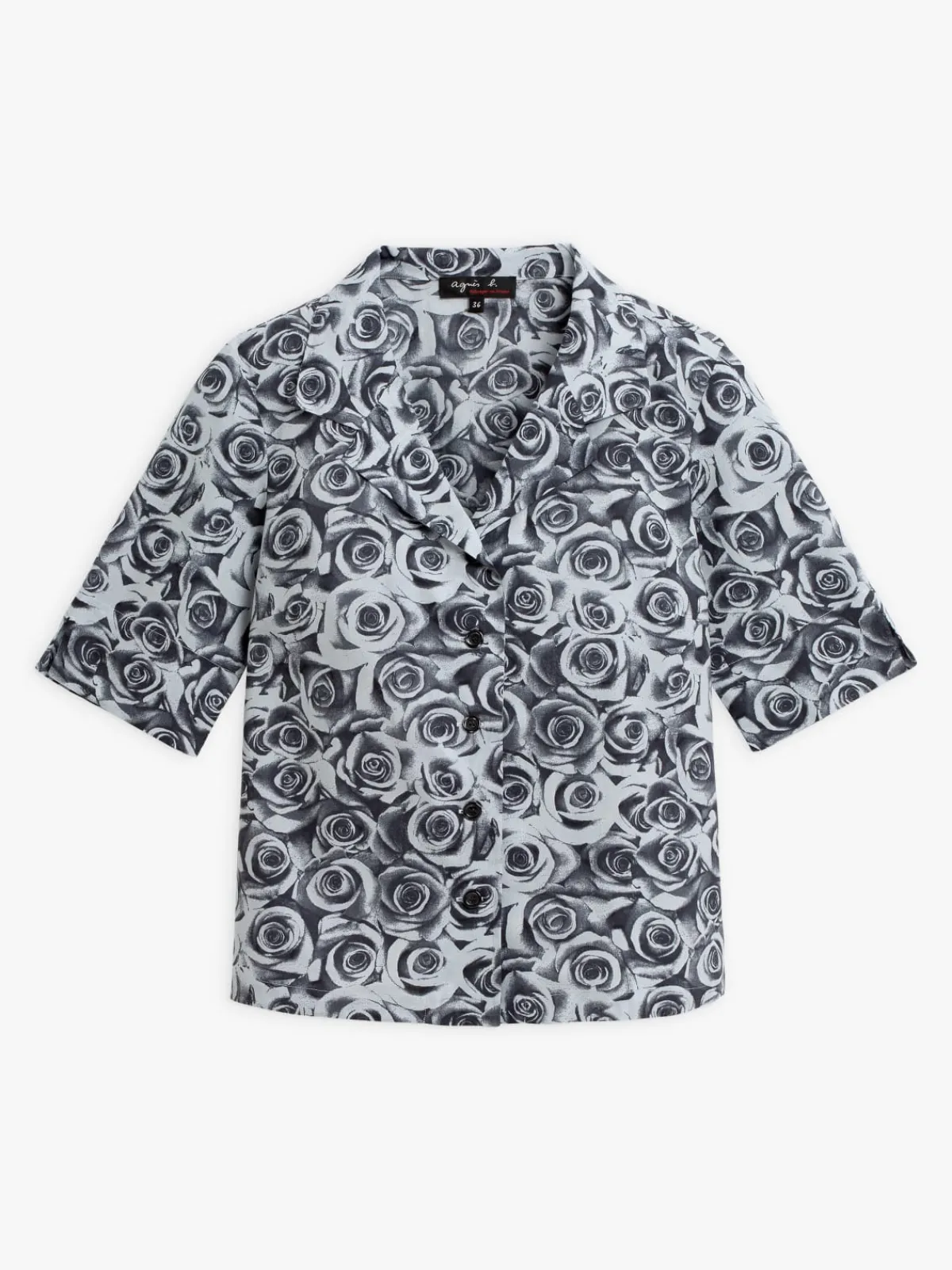 Black And White Cubana Shirt<agnès b. Discount