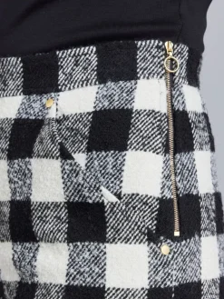 Black And White Plaid Wool Shorts<agnès b. Discount