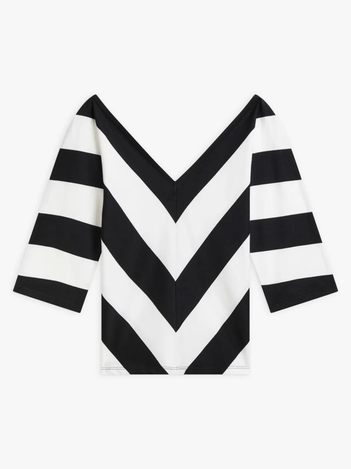 Black And White Striped Melio T-shirt<agnès b. Cheap