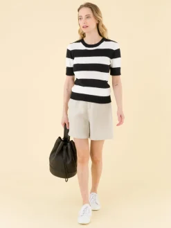 Black Betty 60/60 Striped Sweater<agnès b. Online