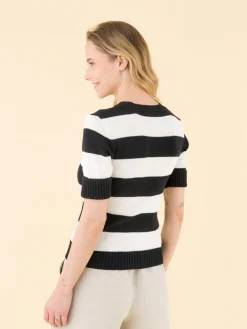 Black Betty 60/60 Striped Sweater<agnès b. Online