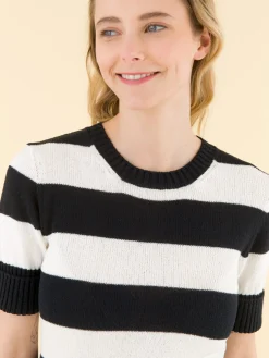Black Betty 60/60 Striped Sweater<agnès b. Online