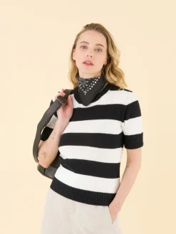 Black Betty 60/60 Striped Sweater<agnès b. Online