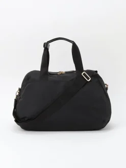 Black Boston Nylon Travel Bag<agnès b. Hot
