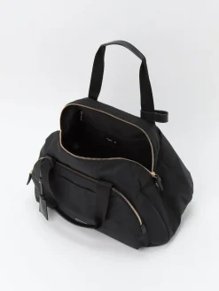 Black Boston Nylon Travel Bag<agnès b. Hot