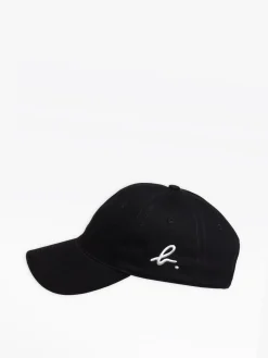 Black Cap With "b." Embroidery<agnès b. Clearance