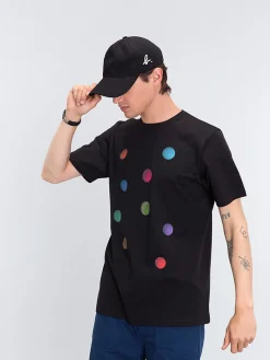 Black Cap With "b." Embroidery<agnès b. Clearance
