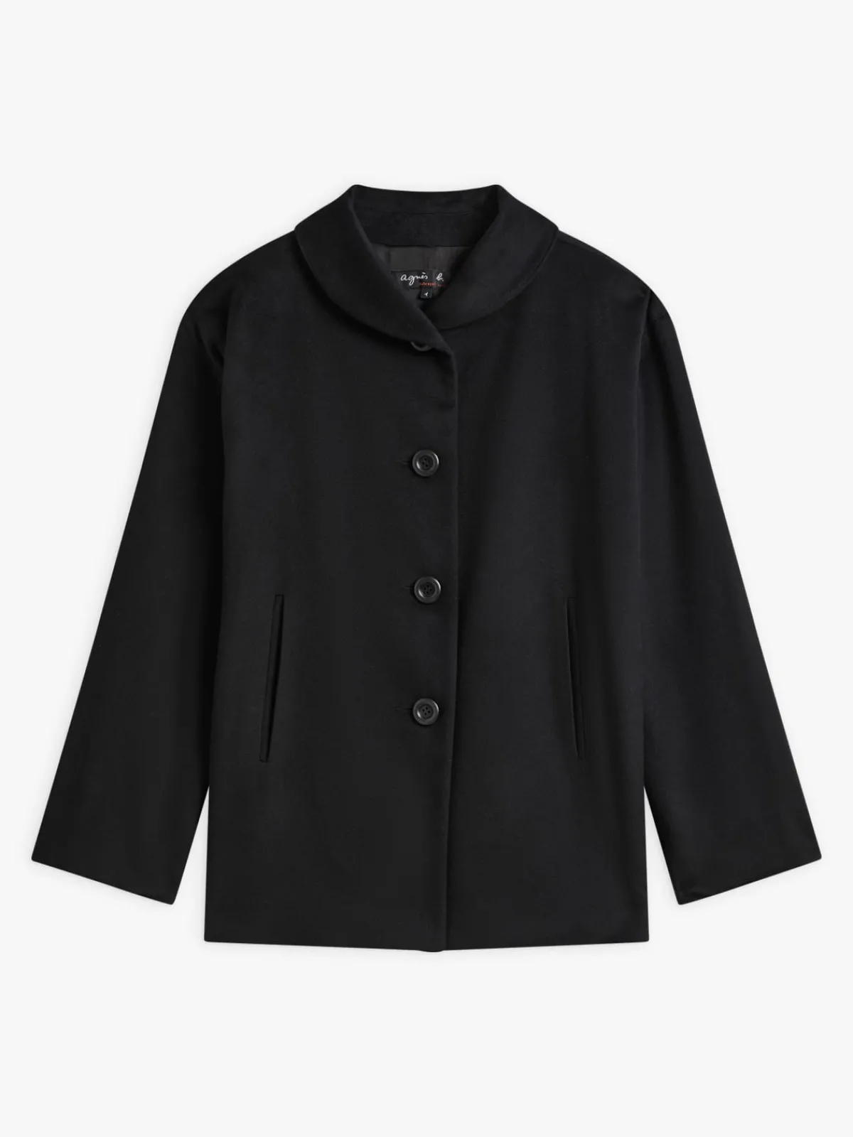Black Cashmere Jacket<agnès b. Online