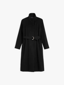 Black Cashmere Sand Coat<agnès b. Discount