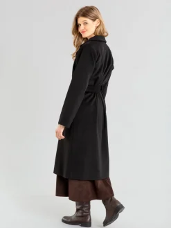 Black Cashmere Sand Coat<agnès b. Discount
