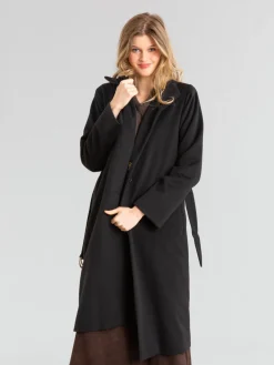 Black Cashmere Sand Coat<agnès b. Discount