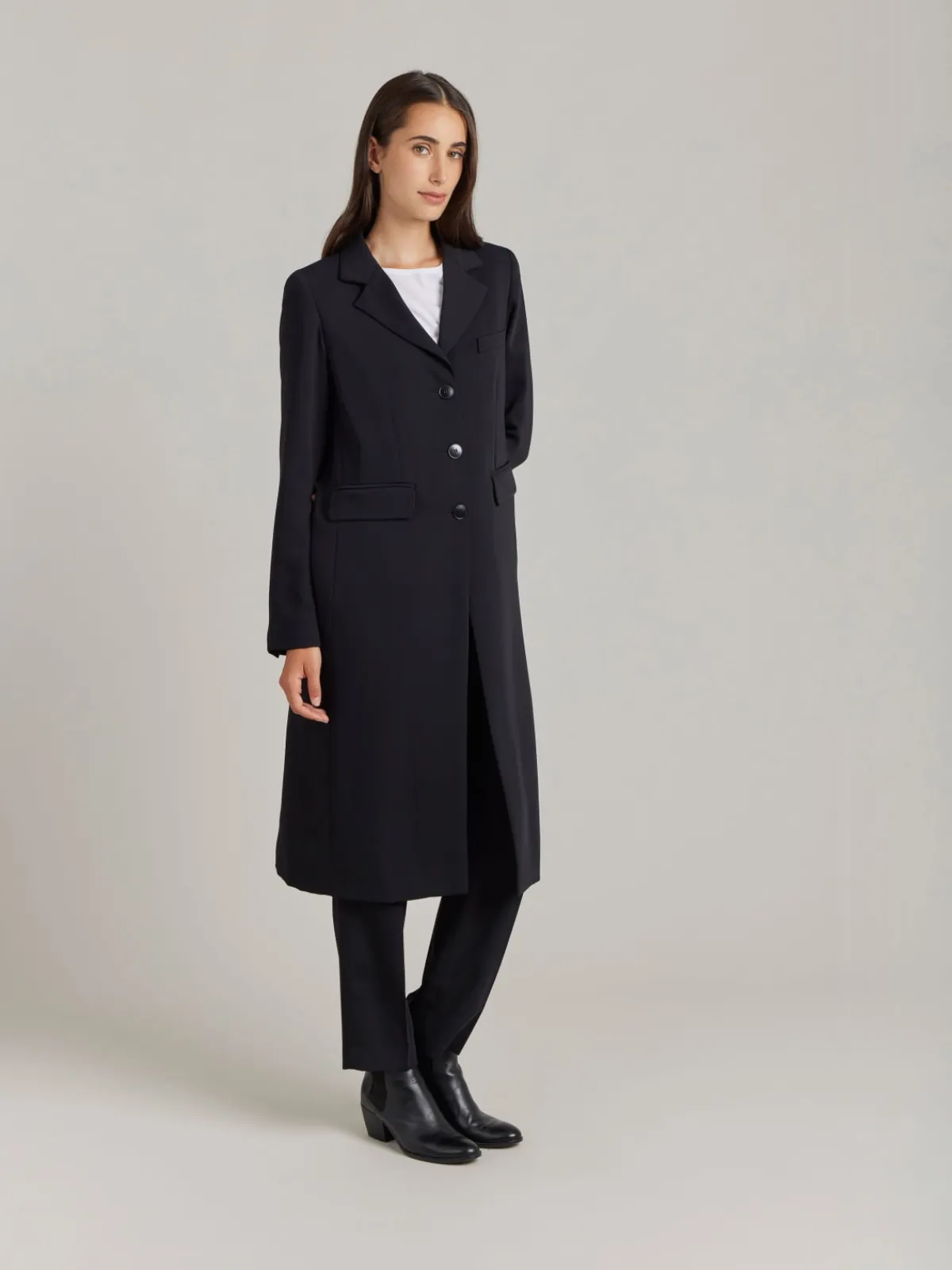 Black Charley Chester Coat<agnès b. Best Sale