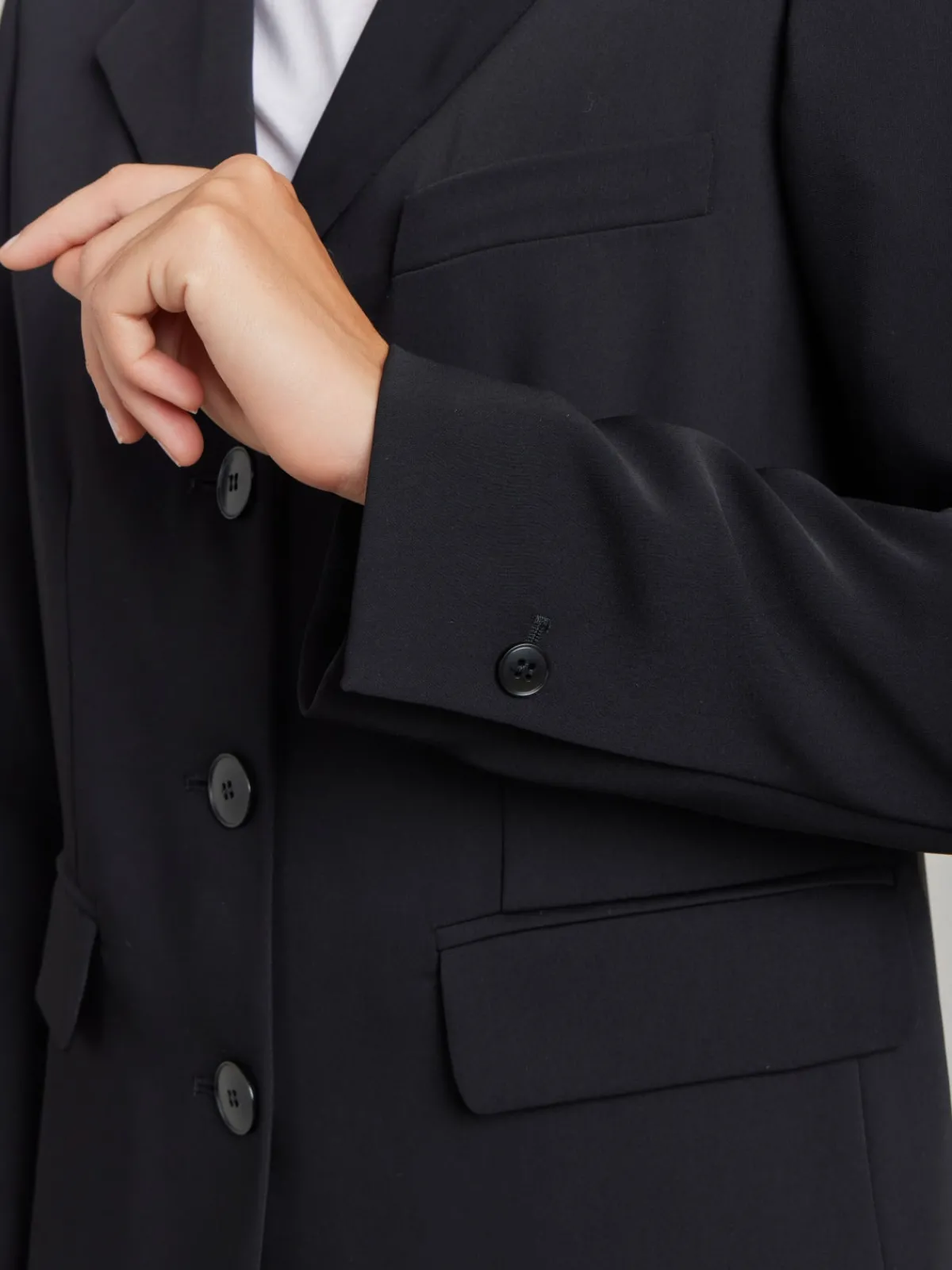 Black Charley Chester Coat<agnès b. Best Sale