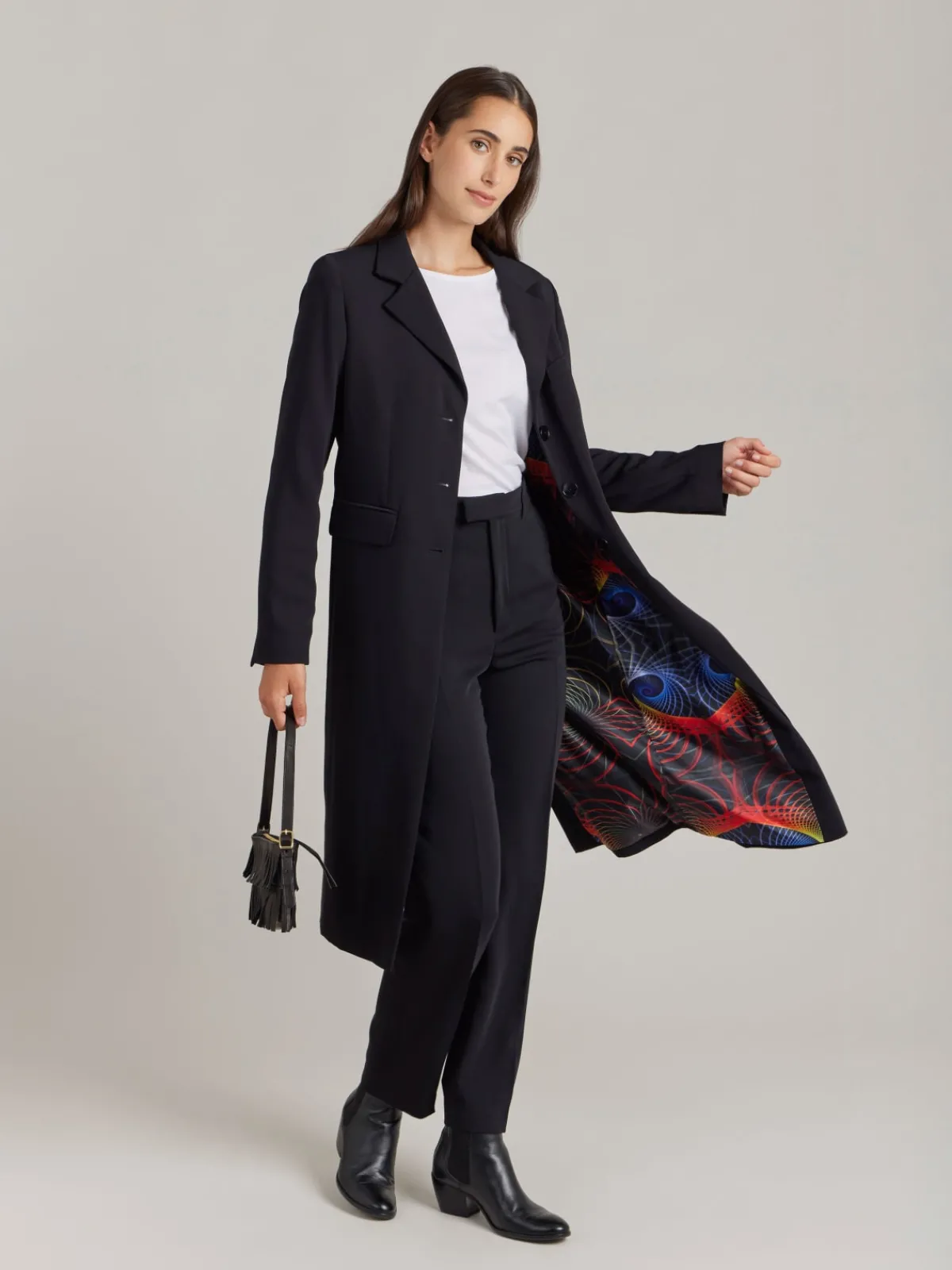 Black Charley Chester Coat<agnès b. Best Sale