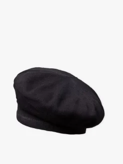 Black Cotton Beret<agnès b. Clearance