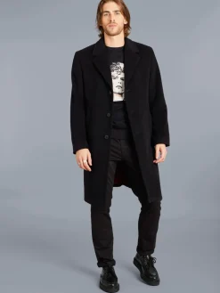 Black Cotton Brando T-shirt With Artist Rafael Gray<agnès b. Cheap