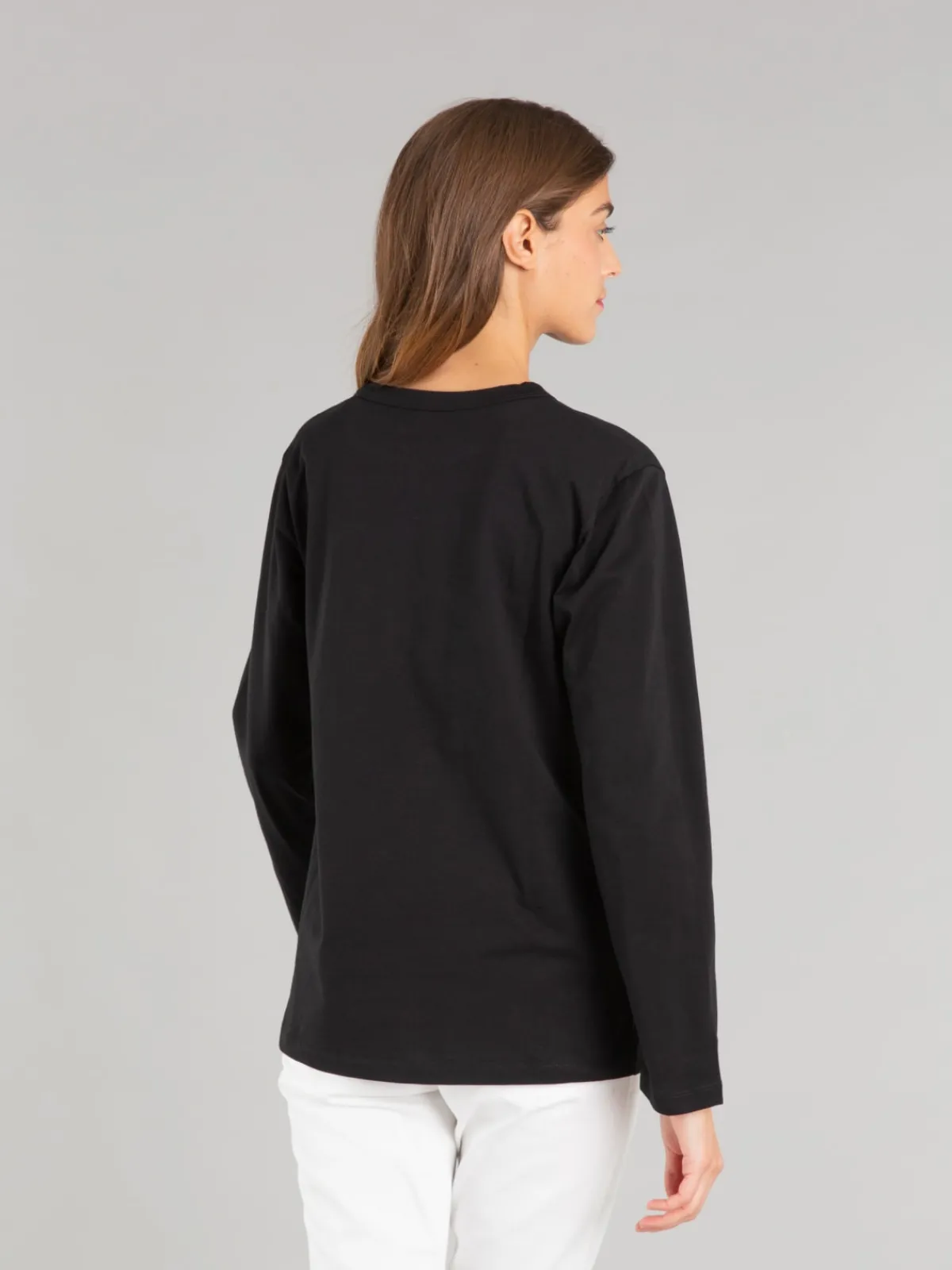 Black Cotton Cool "" Logo T-shirt<agnès b. Sale
