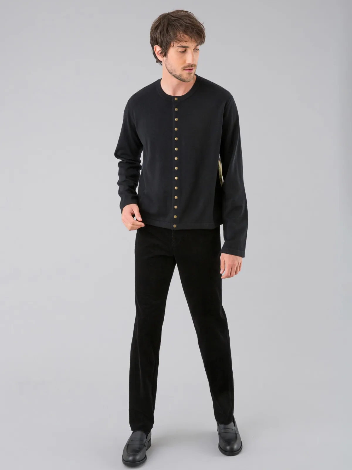 Black Cotton Corduroy Jamey Pants<agnès b. Online