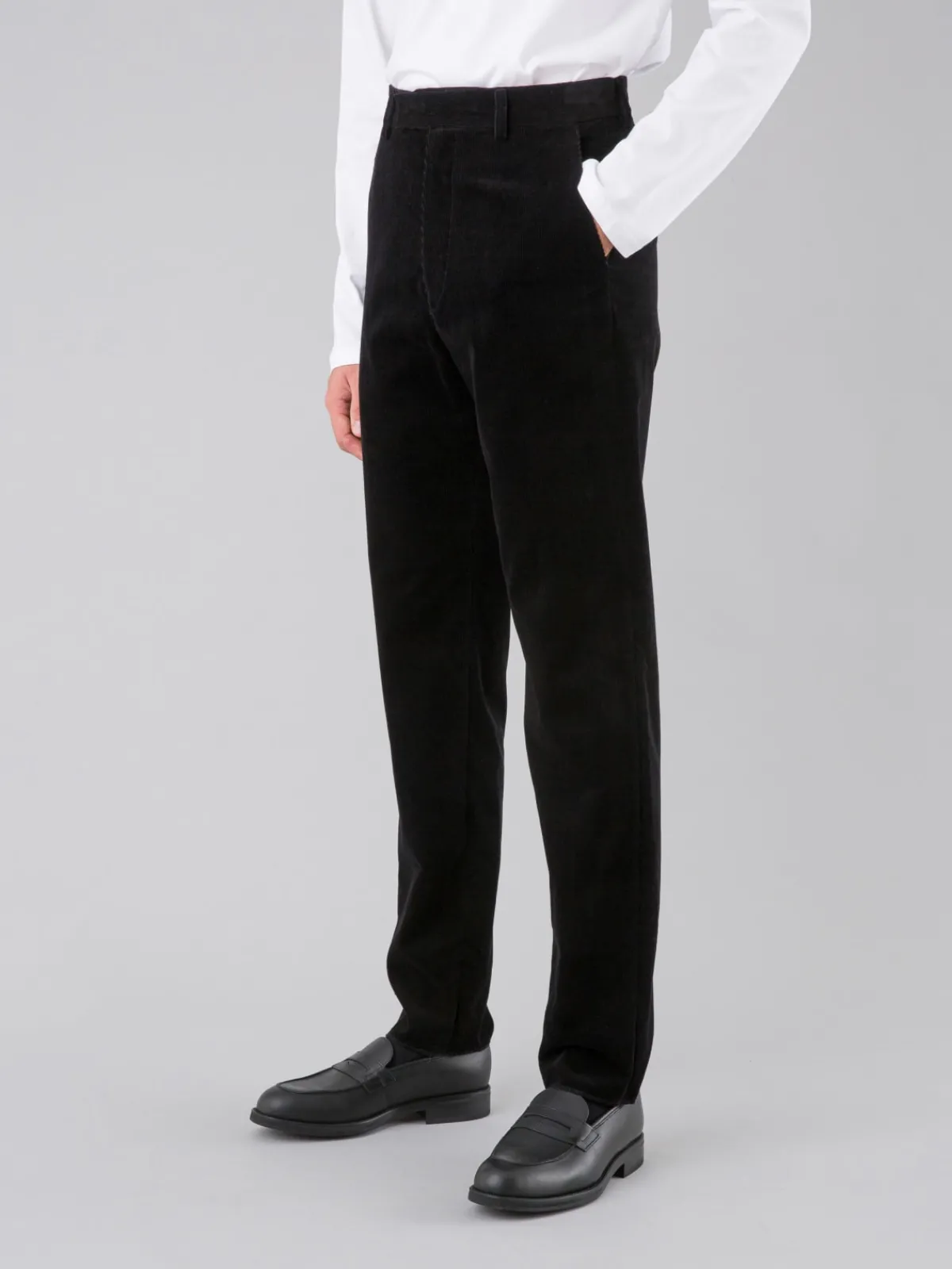 Black Cotton Corduroy Jamey Pants<agnès b. Online