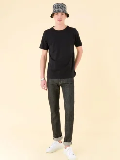 Black Cotton Coulos Short-sleeve T-shirt<agnès b. Cheap