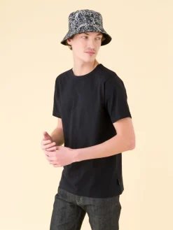 Black Cotton Coulos Short-sleeve T-shirt<agnès b. Cheap