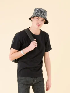 Black Cotton Coulos Short-sleeve T-shirt<agnès b. Cheap