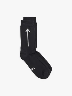 Black Cotton Flèche(Arrow) Socks<agnès b. Best Sale