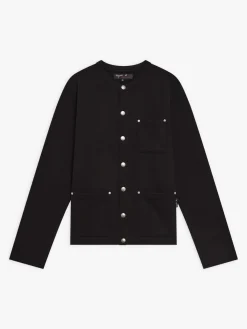 Black Cotton Fleece Khelian Cardigan<agnès b. Best Sale
